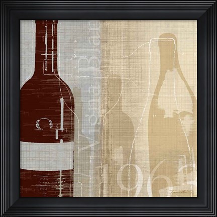 Framed Bordeaux II Print