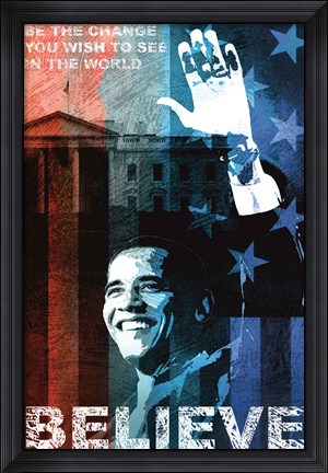 Framed Believe Print