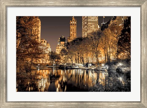 Framed Central Park Glow Print