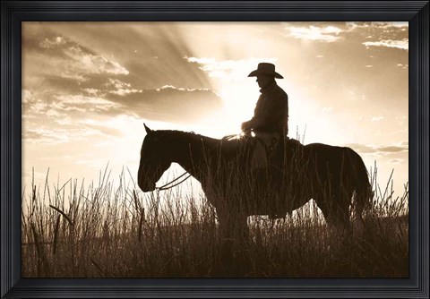 Framed Day&#39;s End Print