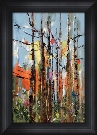 Framed Eclectic Forest Print