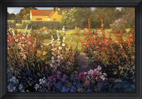 Framed Farm Garden Print