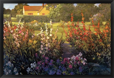 Framed Farm Garden Print