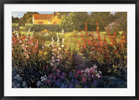 Framed Farm Garden Print