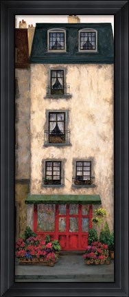 Framed Flowers on the Boulevard III Print