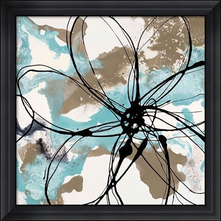 Framed Free Flow I Print