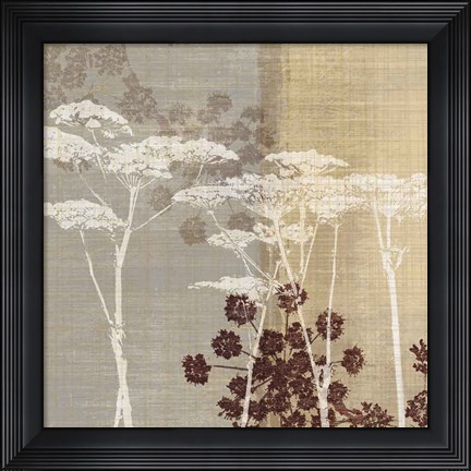 Framed Lace I Print