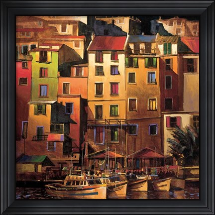 Framed Mediterranean Gold Print
