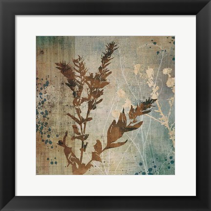 Framed Organic Elements II Print