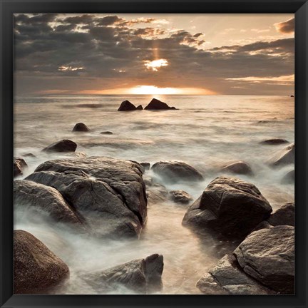 Framed Midnight Sunrise Print