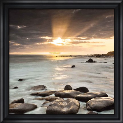 Framed Nordic Sunset Print