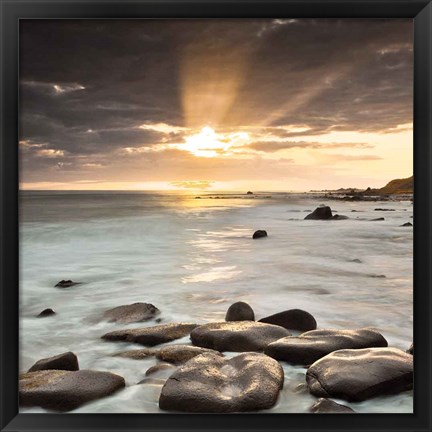 Framed Nordic Sunset Print