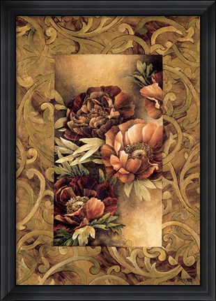 Framed Poppies II Print