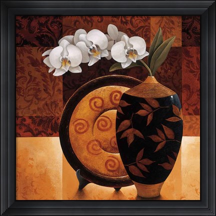 Framed Orqudea Linda II Print