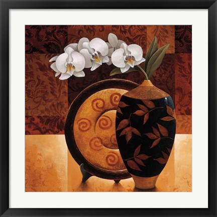 Framed Orqudea Linda II Print