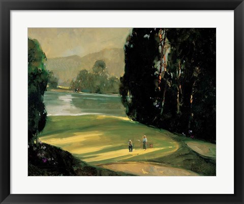 Framed Putt for Par Print