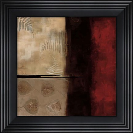 Framed Russet Fern II Print