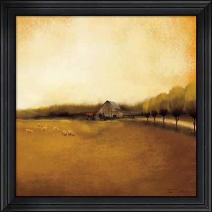 Framed Rural Landscape I Print