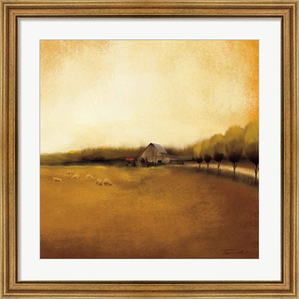 Framed Rural Landscape I Print