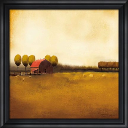 Framed Rural Landscape II Print