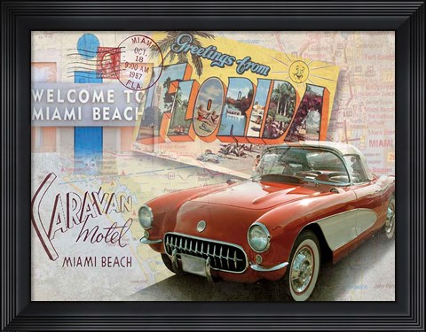 Framed Road Trip II Print