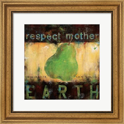 Framed Respect Mother Earth Print