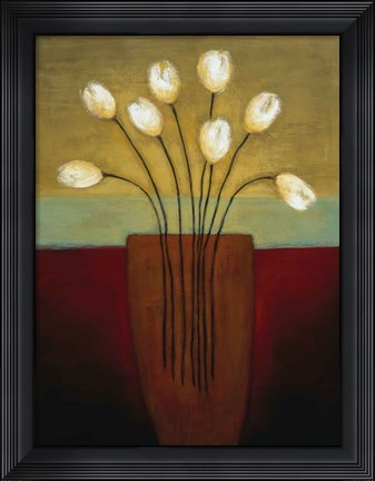 Framed Tulips Aplenty I Print