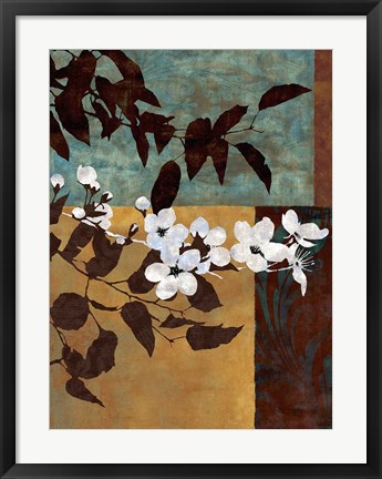 Framed Spring Blossoms I Print