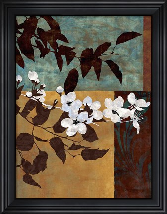 Framed Spring Blossoms I Print