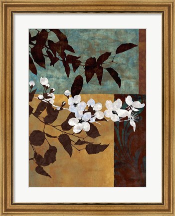 Framed Spring Blossoms I Print