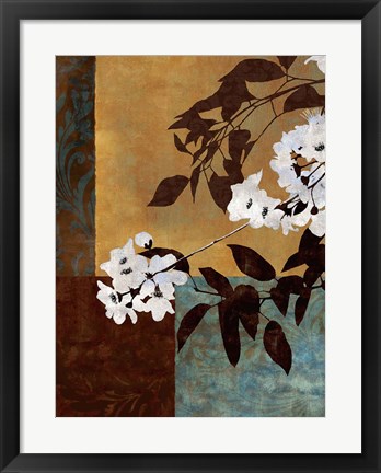 Framed Spring Blossoms II Print