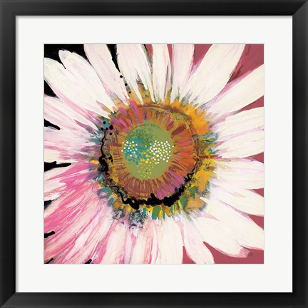 Framed Sunshine Flower I Print