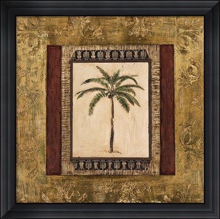Framed Stately Palm II Print