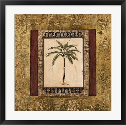 Framed Stately Palm II Print