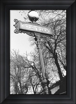 Framed Metro Print