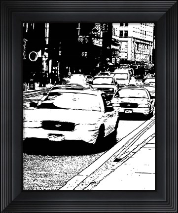 Framed New York Minute II Print