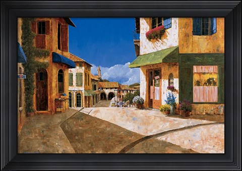 Framed On My Way to the Market Print