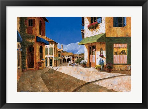 Framed On My Way to the Market Print