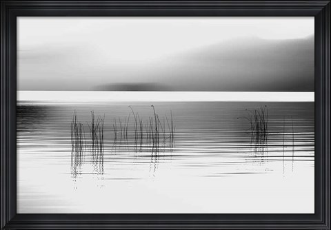 Framed Tranquil Dawn Print