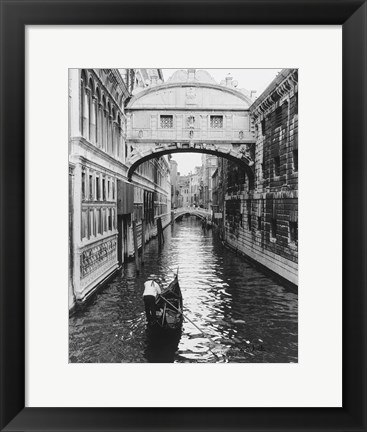 Framed Venice Canal Print