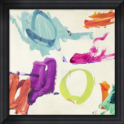 Framed Games of Children I Print