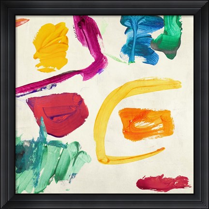Framed Games of Children II Print
