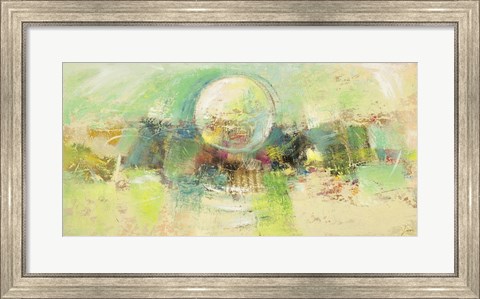 Framed Luna Smeraldo Print