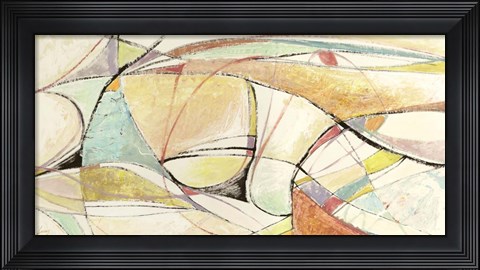 Framed Note Musicali Print