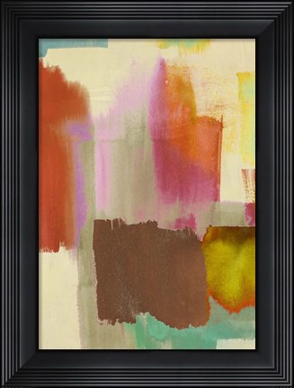 Framed Colorful Sensation I Print