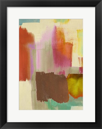 Framed Colorful Sensation I Print