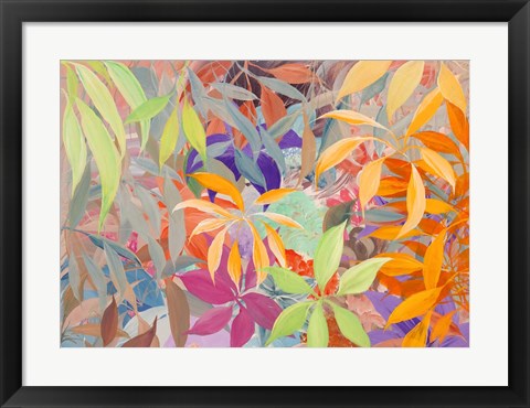 Framed Giungla colorata Print