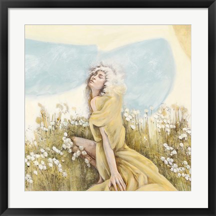 Framed Fairy of the Pale Skies (detail) Print