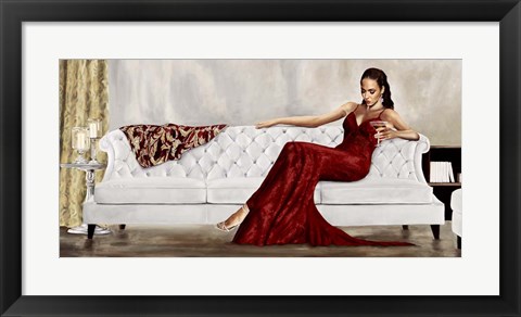 Framed Red Gala Print