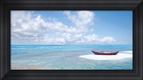 Framed Barca Sulla Riva Print